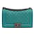 Chanel Blue Medium Lambskin Boy Flap Bag Turquoise Leather  ref.1184540