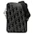 Bolso mensajero Dior Oblique World Tour negro Cuero Becerro  ref.1184549