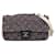 Bolso pequeño clásico azul con solapa de tweed de Chanel Becerro Paño  ref.1184569