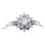 Autre Marque Old solitaire ring in white gold 18 carats set with zirconium oxide Silvery  ref.1184711