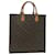 LOUIS VUITTON Monogram Sac Plat Hand Bag M51140 LV Auth 61174 Cloth  ref.1184890