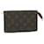 LOUIS VUITTON Monogram Bucket PM Accessory Pouch LV Auth 62166 Cloth  ref.1184919