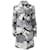 Autre Marque Burberry Gris / Manteau en coton noir à imprimé floral  ref.1188792