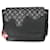 Louis Vuitton x Nigo Black Monogram Denim Taurillon Besace Tokyo Messenger Leather  ref.1188959