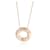 TIFFANY & CO. Atlas Pave Diamond Pendant in 18k Rose Gold 0.57 ctw Metallic Metal Pink gold  ref.1188971