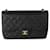 Timeless Chanel Black Quilted Caviar Jumbo Classic Double Flap Bag Leather  ref.1188985