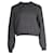Miu Miu Cable Knit Sweater in Gray Acrylic Grey  ref.1189049