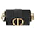 Christian Dior piel de becerro Black Box 30 Bolso Montaigne Negro Cuero  ref.1189072