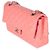 Classique Chanel Pink Patent Medium Classic Flap Bag Rose - vue 3