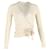 Diane von Furstenberg Cardigan cache-cœur ballerine en tricot scintillant en rayonne dorée Fibre de cellulose  ref.1189144