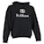 Balenciaga "Be Different" Distressed Hoodie in Black Cotton  ref.1189148