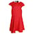 Minivestido Miu Miu com costas abertas em acetato vermelho Fibra de celulose  ref.1189152