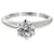 TIFFANY & CO. Anel de noivado de diamante em platina D IF 1.05 ctw Prata Metálico Metal  ref.1189160