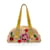 Christian Dior Limited Edition Yellow Raffia Flower Handbag Leather  ref.1189192