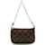 Louis Vuitton Damier Ebene Mini Pochette Accessories N58009 Brown Cloth  ref.1189254