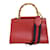 Gucci Bamboo Red Leather  ref.1189628