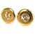 Chanel Dourado Metal  ref.1189744