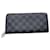 Louis Vuitton Zippy Wallet Vertical Black Cloth  ref.1189823