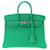 Hermès HERMES BIRKIN 25 Verde Pelle  ref.1189905