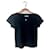Courreges Courrèges logo t-shirt Black Cotton  ref.1189977