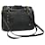 BALLY Matelasse Shoulder Bag Leather Black Auth ki3916  ref.1190167