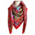 Hermès shawl 140 CASHMERE AND SILK PIQUE FLEURI DE PROVENCE NEW CONDITION Multiple colors  ref.1190256