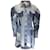 Autre Marque Robe en denim patchwork à manches longues bleue Loring Coton  ref.1190551