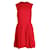 Alexander McQueen Mini Dress in Red Acetate Cellulose fibre  ref.1190663