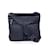 Double Prada Sac messager à bandoulière avec poches doublées en toile de nylon noir  ref.1190671