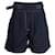 Loewe Belted Casual Shorts in Navy Blue Cotton  ref.1190689