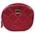 Chanel CC Kaviar-Münzenetui A68995 Rot Leder  ref.1190734