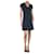 Theory Black short sleeve mini dress - size UK 4 Acetate  ref.1190807