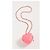 Wallet On Chain Chanel MINI borsa cuore in pelle rosa - vista 2