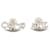 Chanel Gold Gold Plated Rhinestone I Love Coco Clip On Earrings Golden Metal Gold-plated  ref.1190844