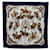 Hermès Sciarpa di seta Hermes bianca Reprise Bianco Panno  ref.1190870