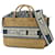 Dior Brown Oblique Wicker Basket Bag Cloth  ref.1190877