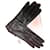 Gloves very medor Hermès Black Leather  ref.1190922