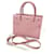 Burberry Mini Title Bag Errötendes Rosa Pink Leder  ref.1190934