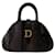 Saddle Bolso tipo bombín Dior Negro Multicolor Bronce Nylon  ref.1190935