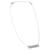 Collar Christian Dior Plata Auth ep2562 Metal  ref.1190966