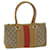 GUCCI GG Canvas Sherry Line Hand Bag Beige Red Brown 000 0851 auth 61421  ref.1190983