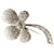 Sonia Rykiel stone flower Silvery Metal  ref.1191042