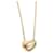 TIFFANY & CO. Ciondolo a forma di cuore avvolto da una freccia vintage 18K oro giallo Argento Metallico Metallo  ref.1191092