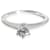 TIFFANY & CO. Anel de noivado de diamante em platina G VS1 Prata Metálico Metal  ref.1191096