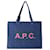 Apc Diane Shopper-Tasche - A.P.C. - Baumwolle - Blauer Denim  ref.1191103