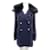 ALTUZARRA  Coats T.International M Wool Navy blue  ref.1191166