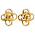 Pendientes de clip Chanel Gold CC Dorado Metal Chapado en oro  ref.1191243
