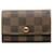 Louis Vuitton Brown Damier Ebene 6 key holder Cloth  ref.1191306