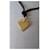 Pendentif Collier Coeur Yves Saint Laurent Doré Métal  - vue 6