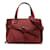Burgundy Loewe Mini Gate Top Handle Satchel Dark red Leather  ref.1191469